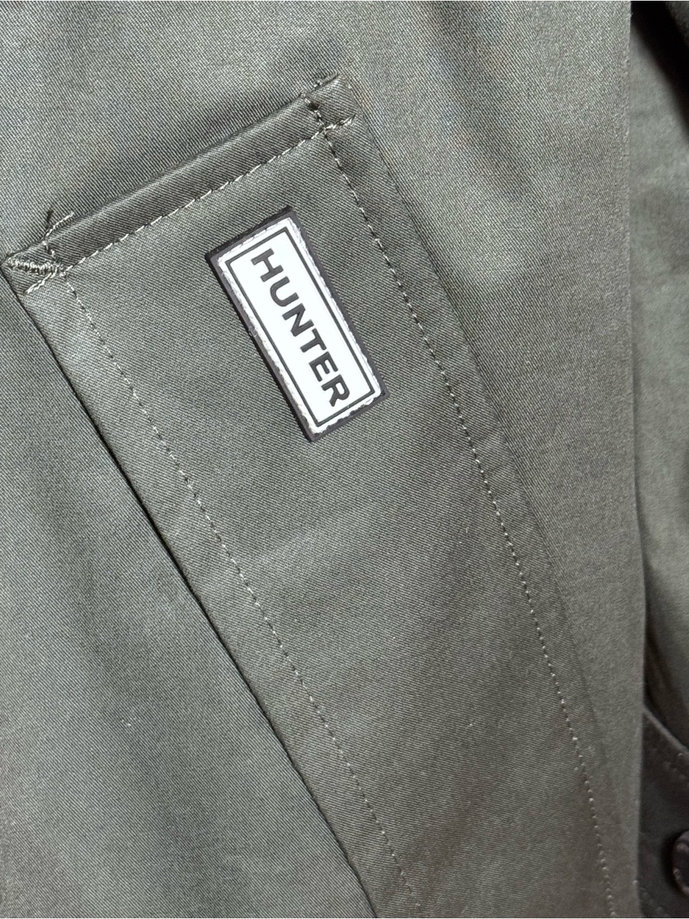 Hunter Women's Hooded Coat in Olive - Picture 8 of 15
